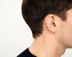 boucle d'oreille ruban la 1,6g