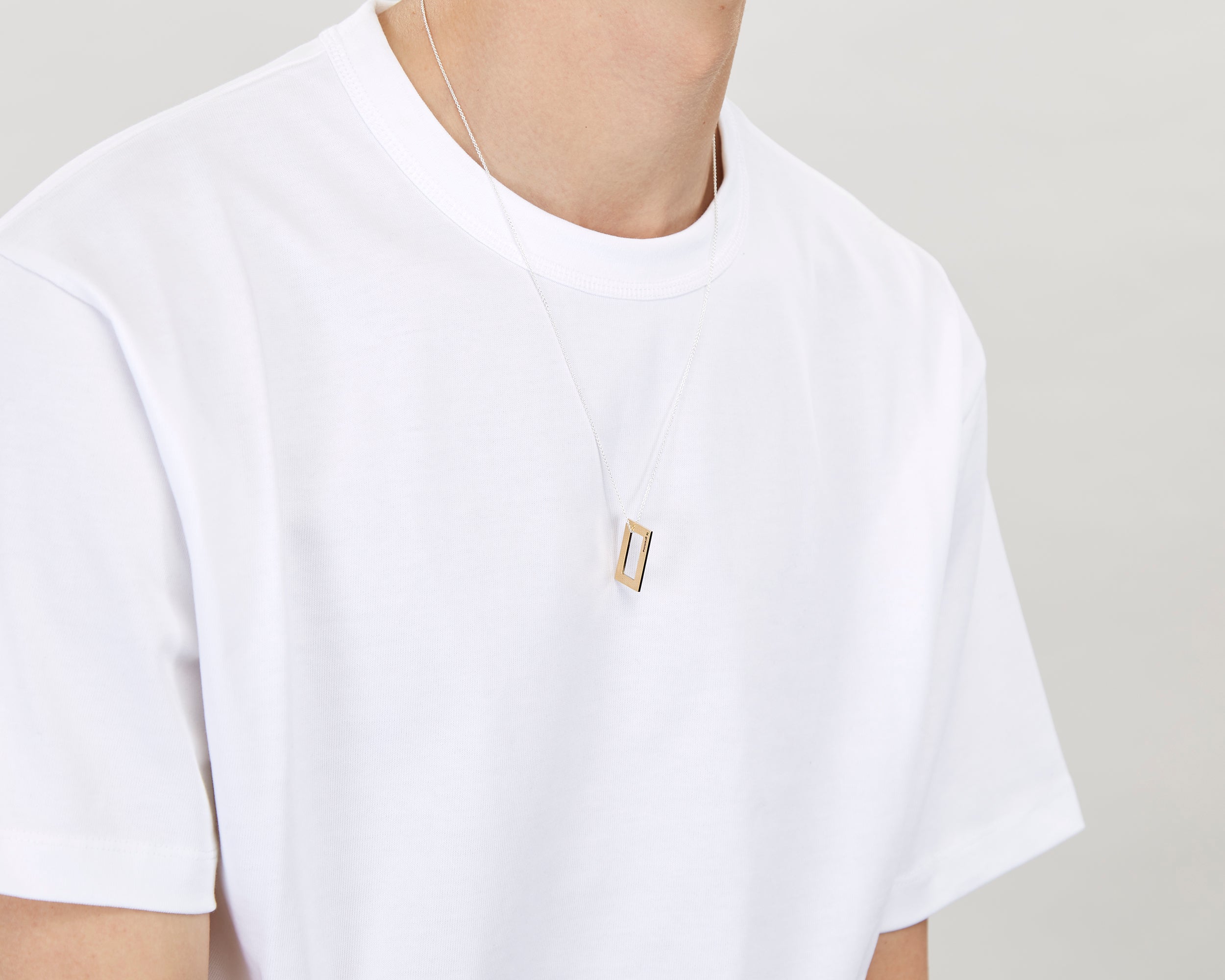 collier rectangle le 3,5g
