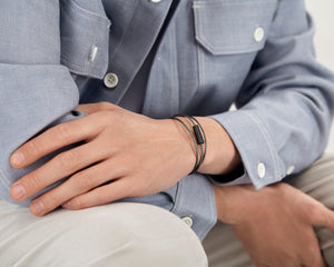 triple wrap cable bracelet 11g