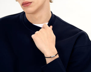 black nato cable bracelet 7g