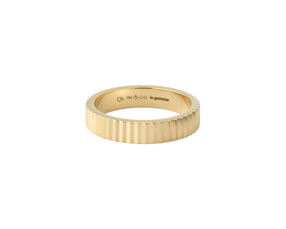 guilloche ribbon wedding ring 7g