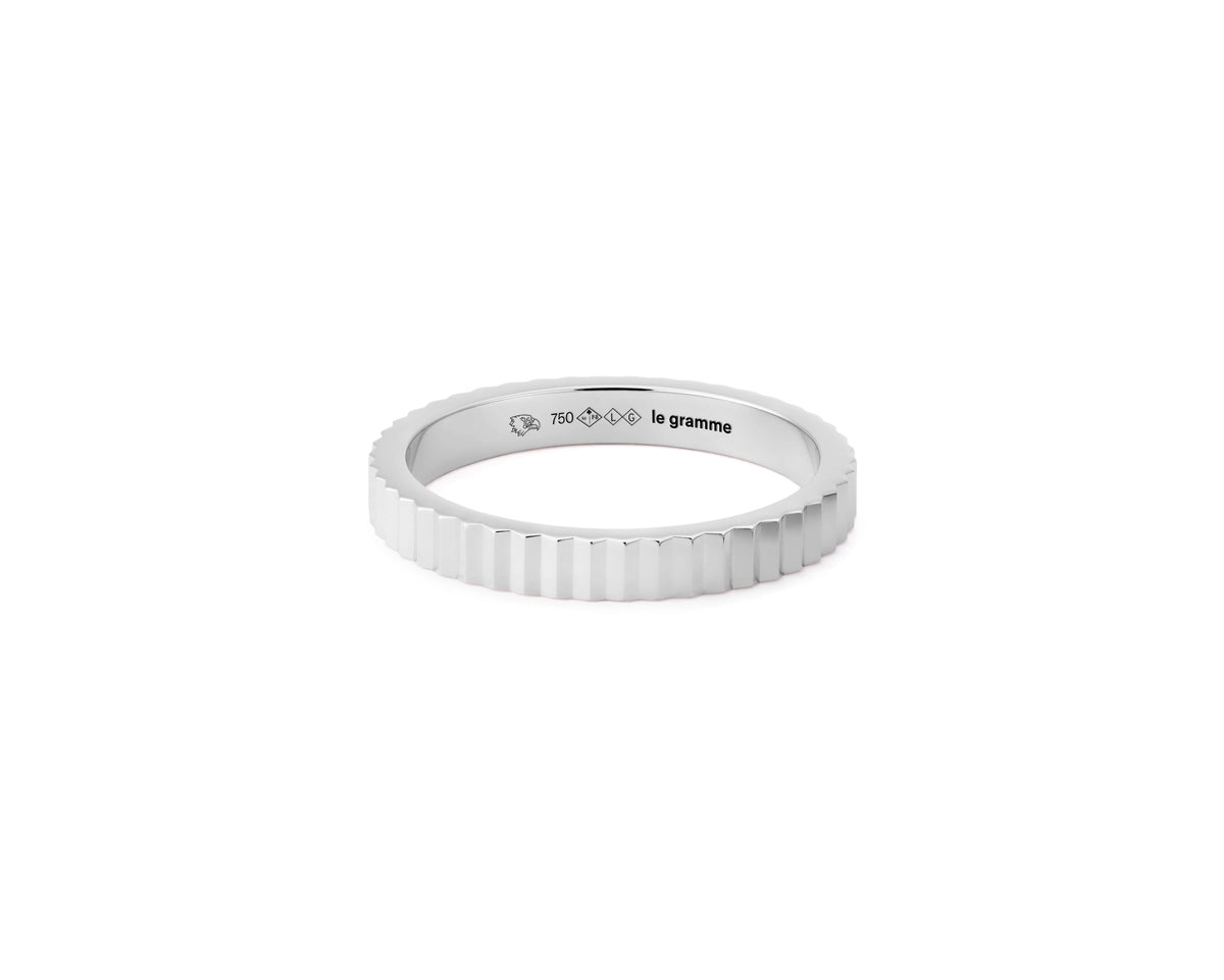 4g guilloche ribbon wedding ring