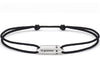 black cord bracelet segment the 3g