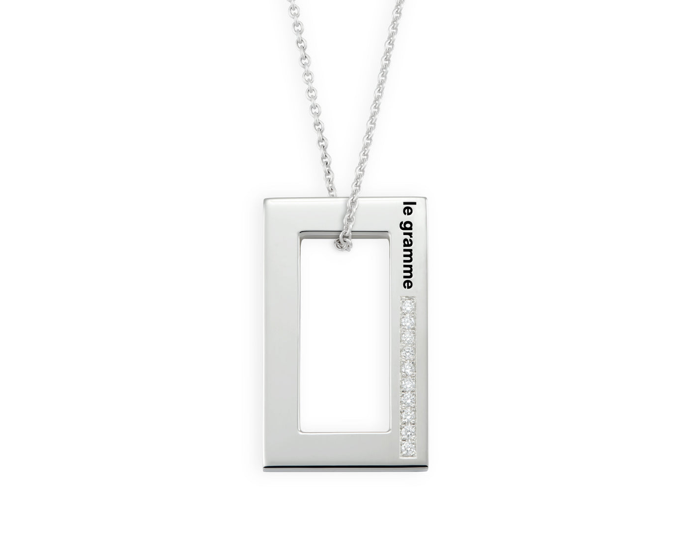 collier rectangle le 3,4g