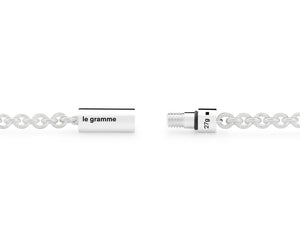 cable necklace on chain 27g