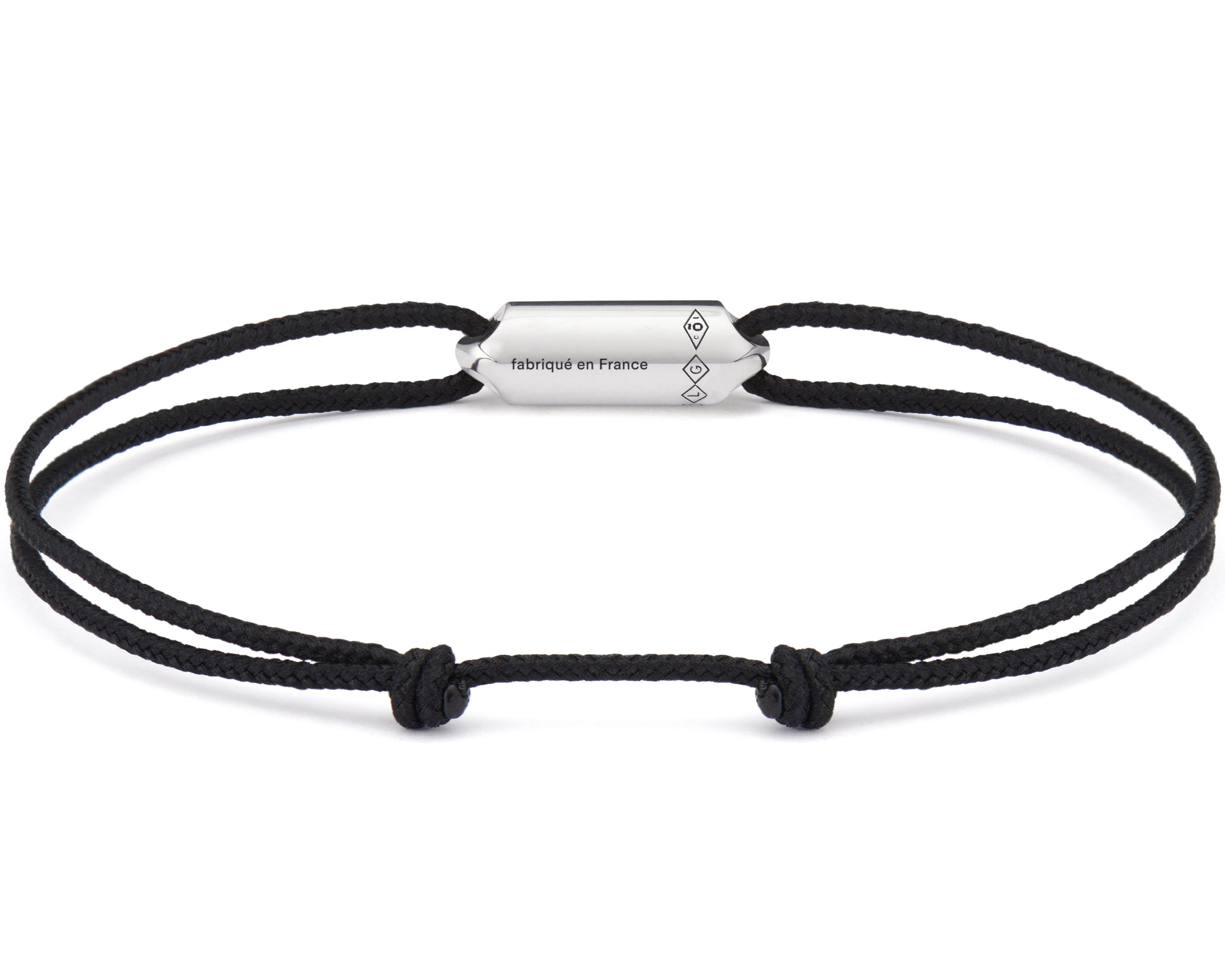 black cord bracelet segment the 3g