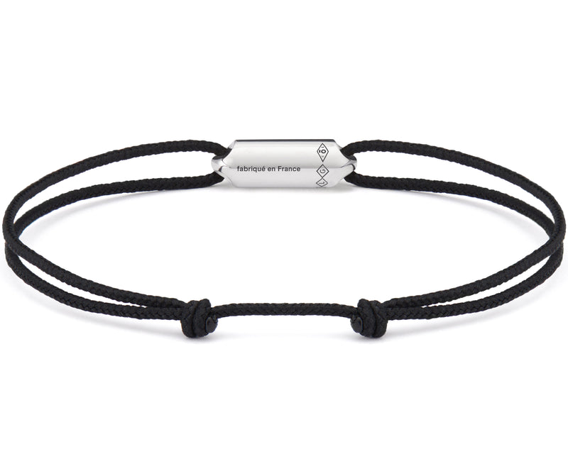 black cord bracelet segment the 3g