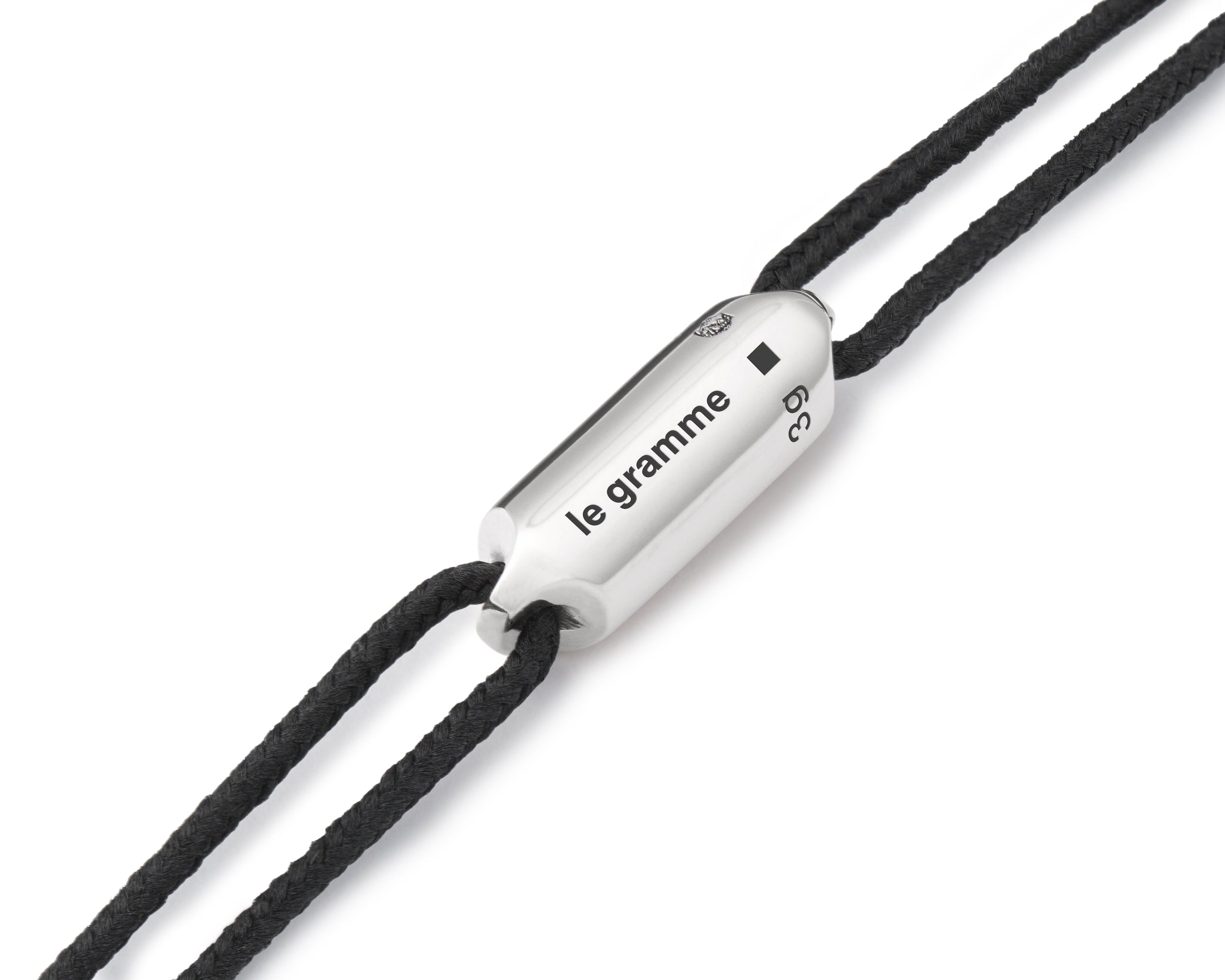 black cord bracelet segment the 3g