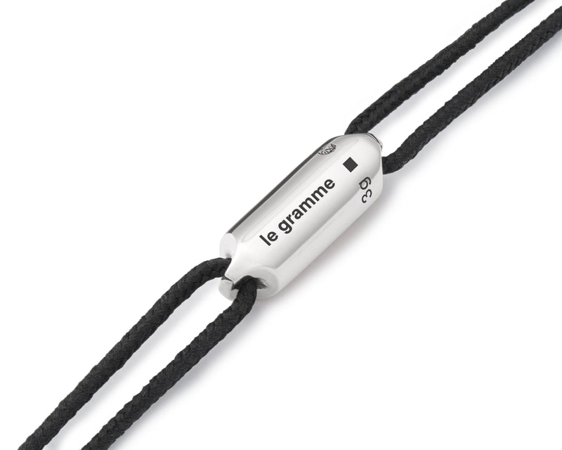 black cord bracelet segment the 3g