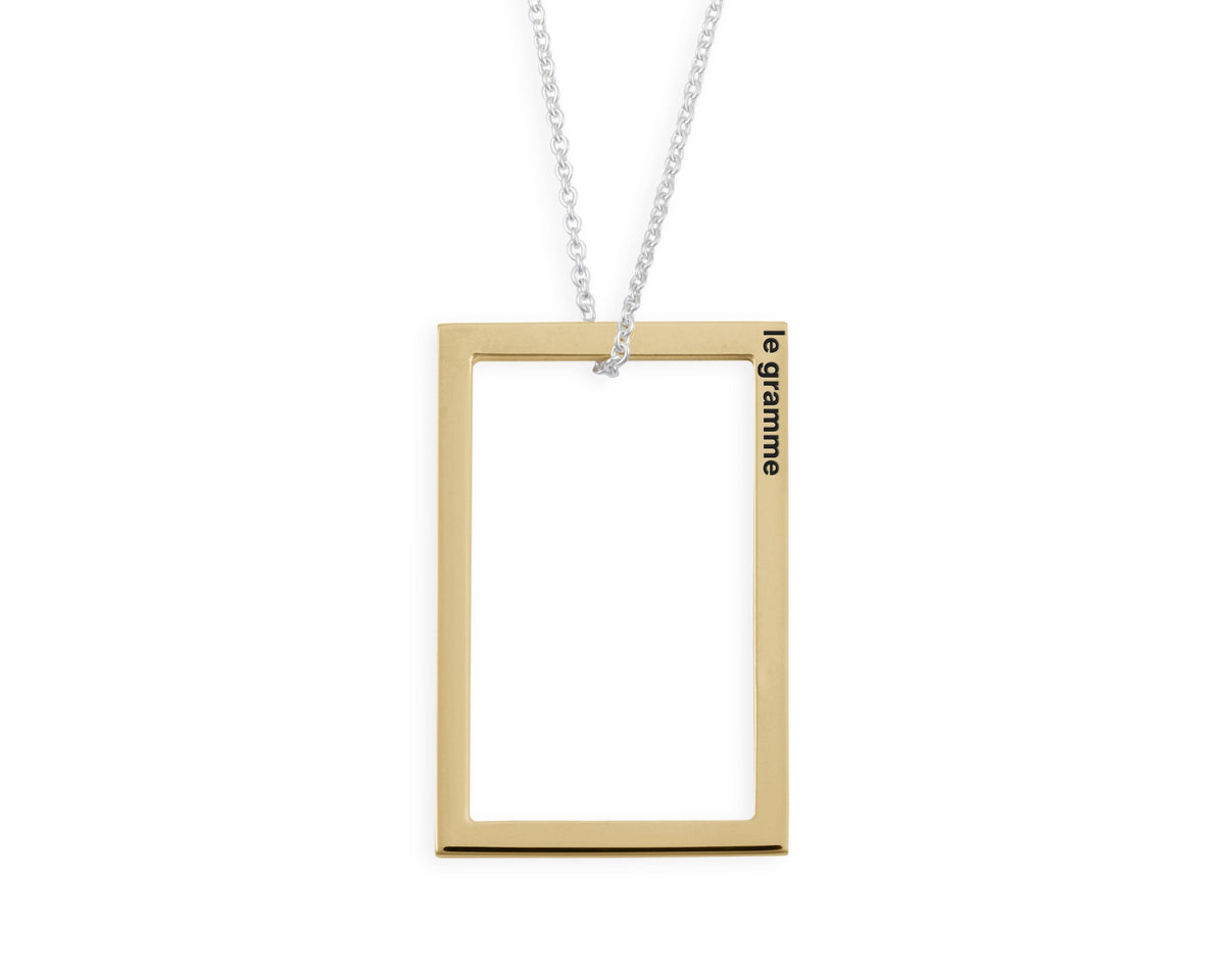 collier rectangle le 2,7g