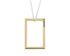 collier rectangle le 2,7g