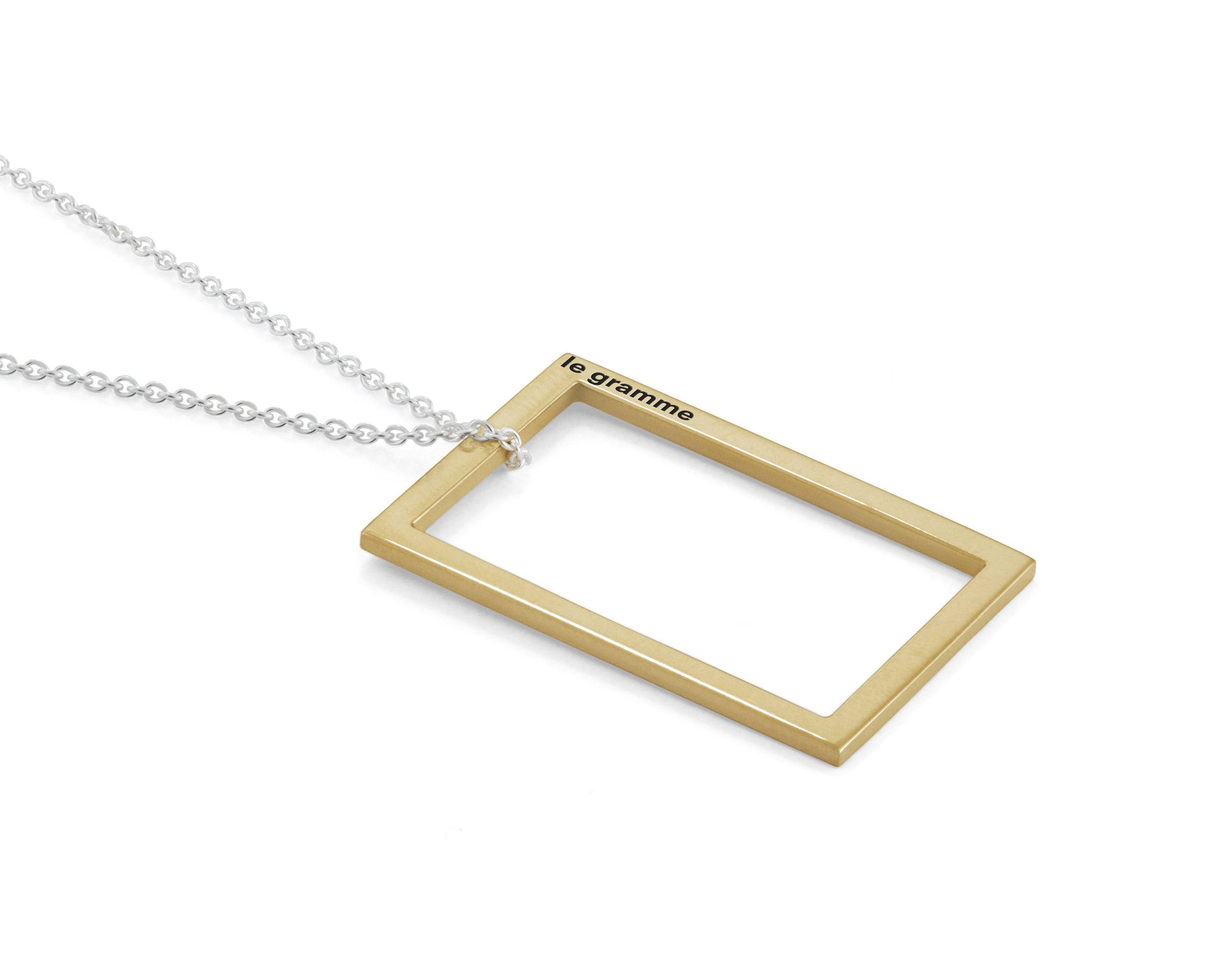 collier rectangle le 2,7g