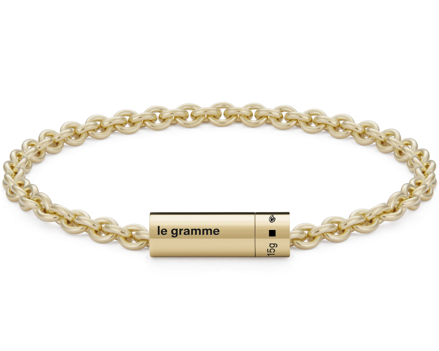 bracelet câble sur chaîne le 15g