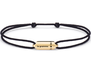 black cord bracelet segment the 3g