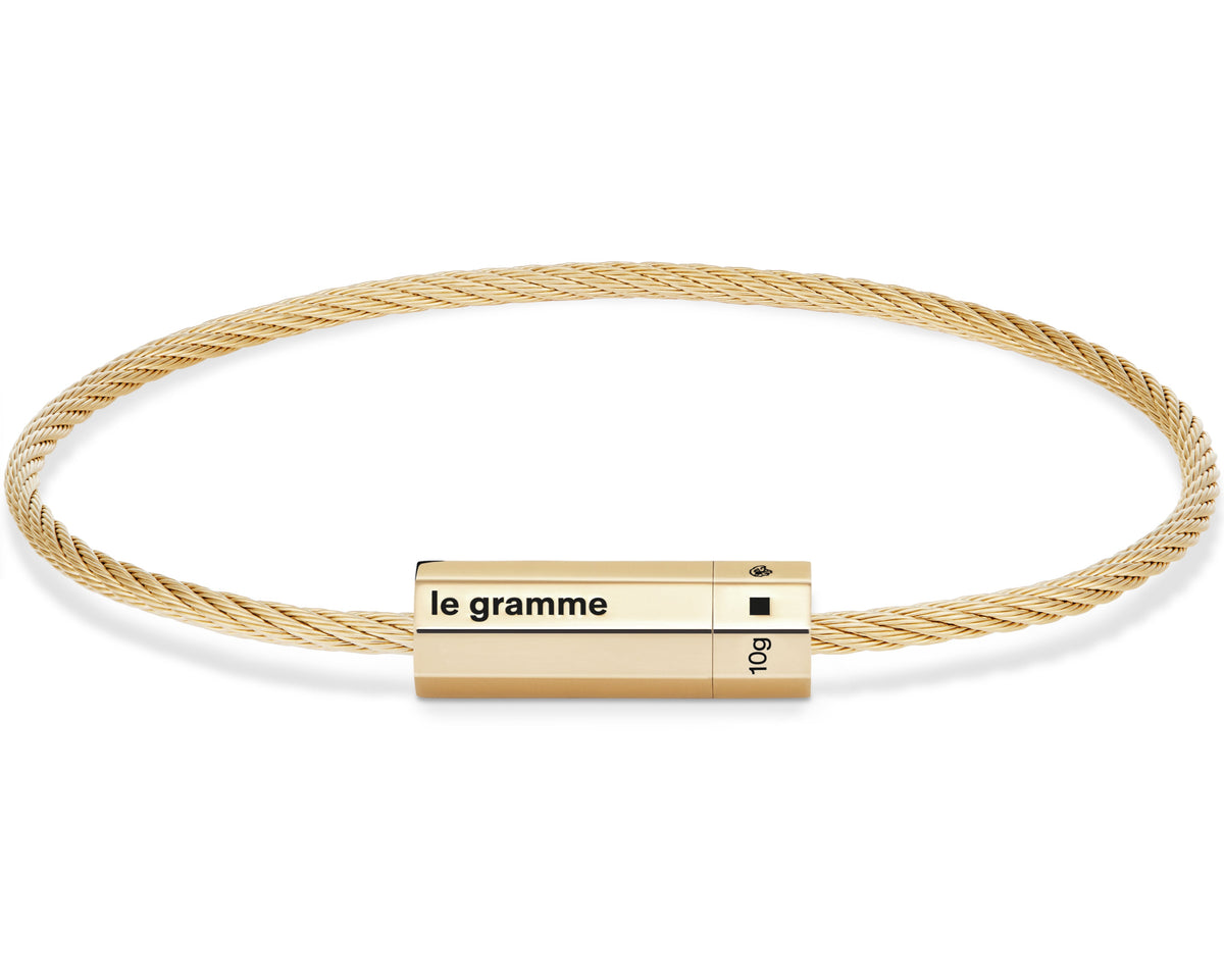 bracelet câble octogone le 10g