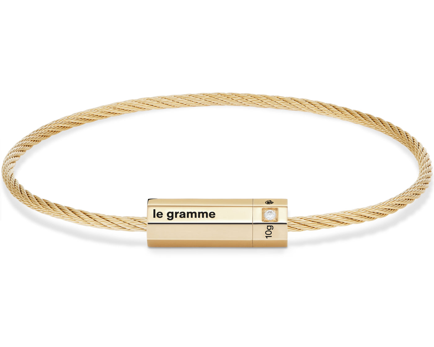 bracelet câble octogone le 10g