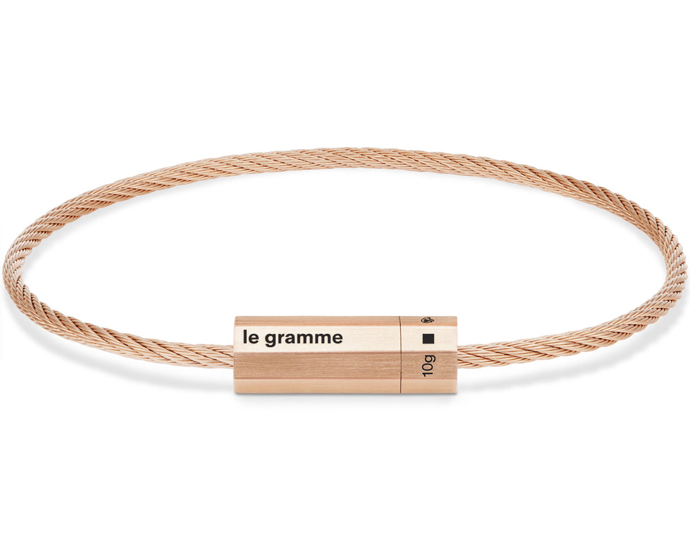 bracelet câble octogone le 10g