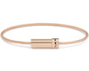 bracelet câble guilloché horizontal le 11g