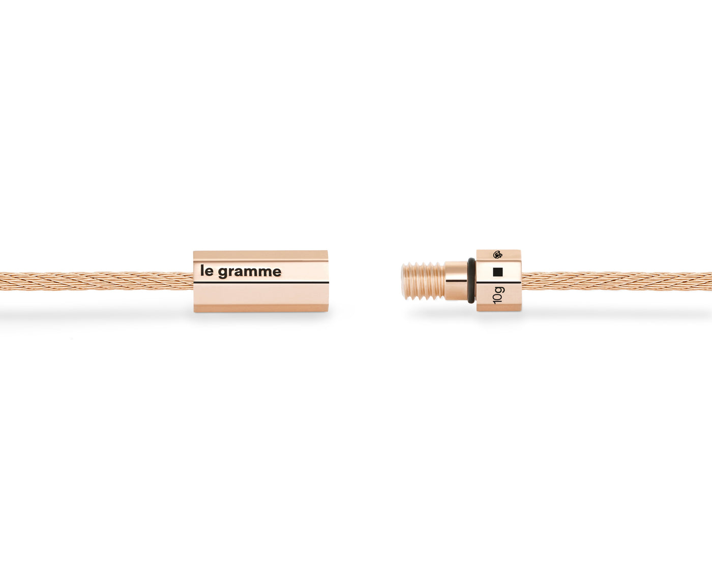 octagon cable bracelet 10g