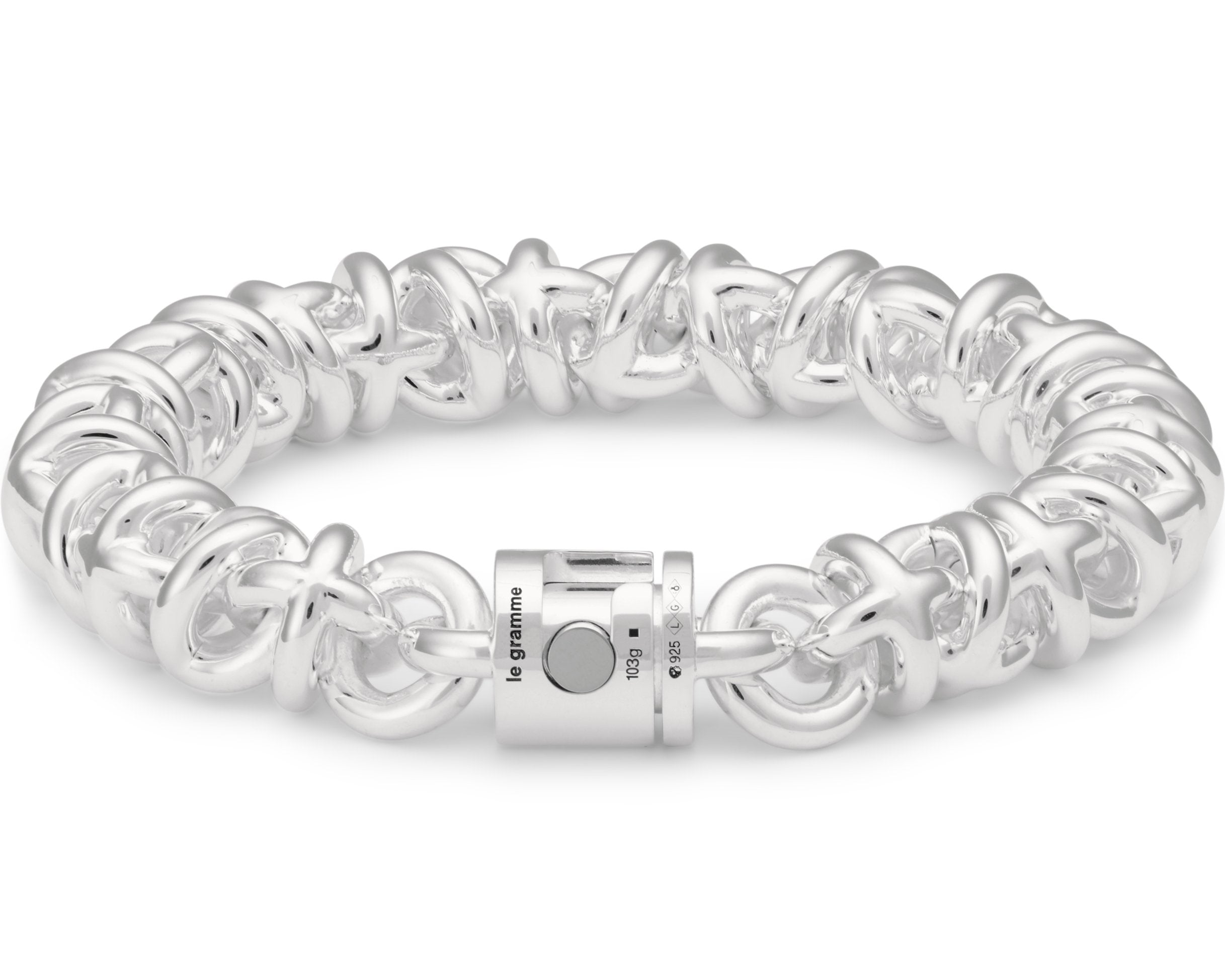 bracelet entrelacs le 103g