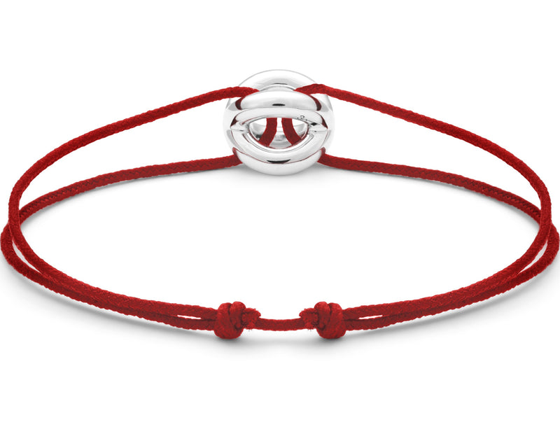 red interlaced cord bracelet 3g