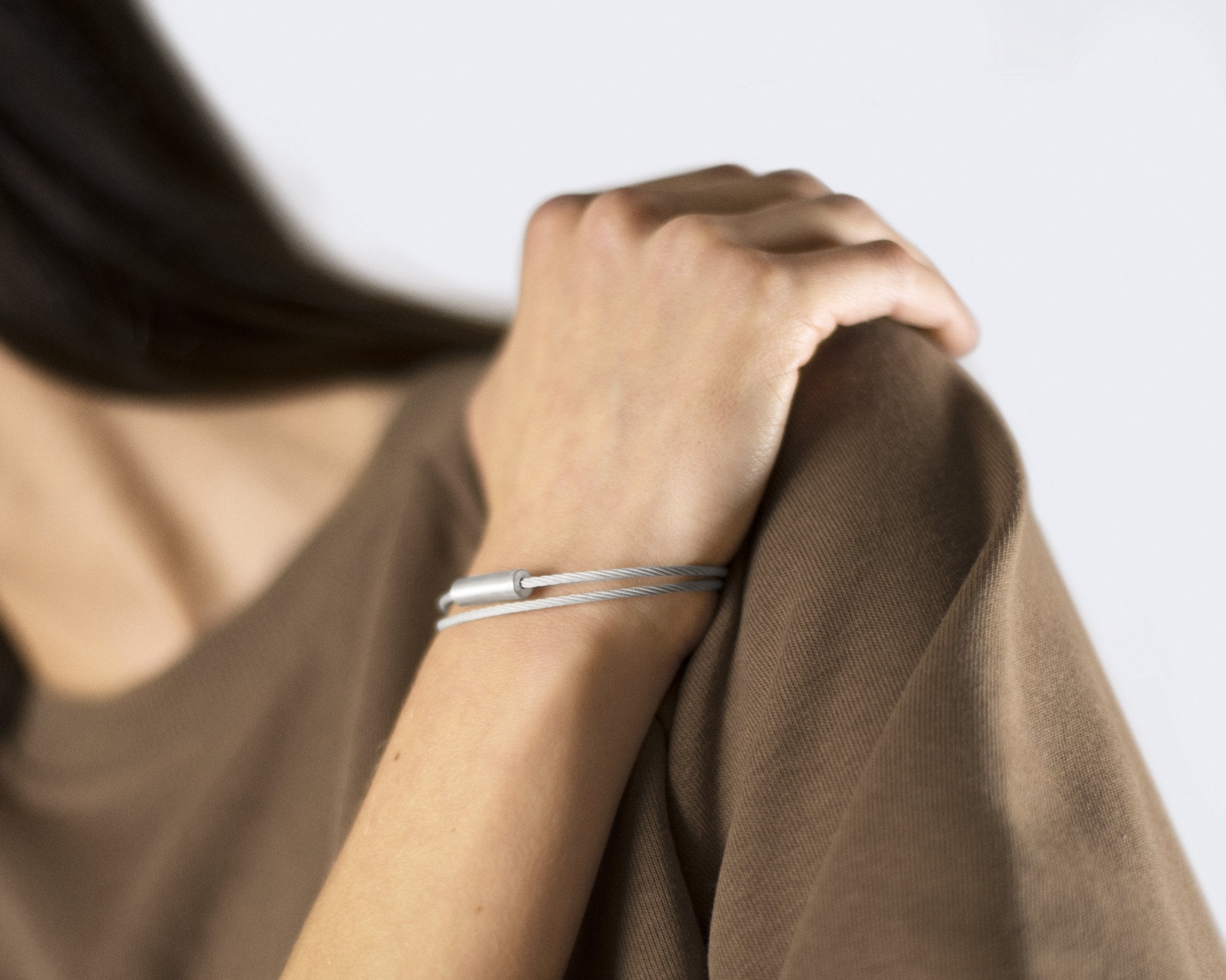 double wrap cable bracelet 9g