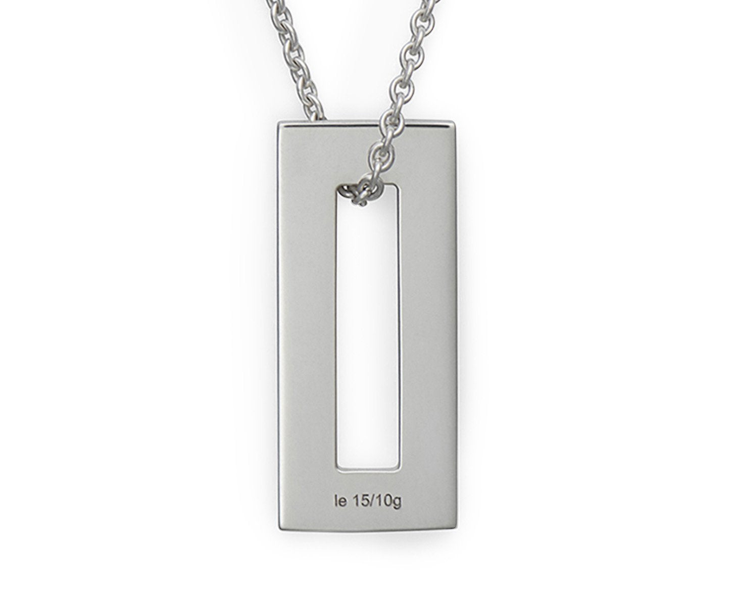 rectangle necklace 1.5g