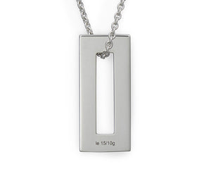 rectangle necklace 1.5g