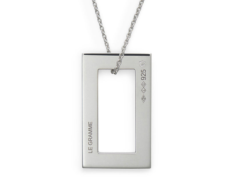 rectangle necklace 3.4g