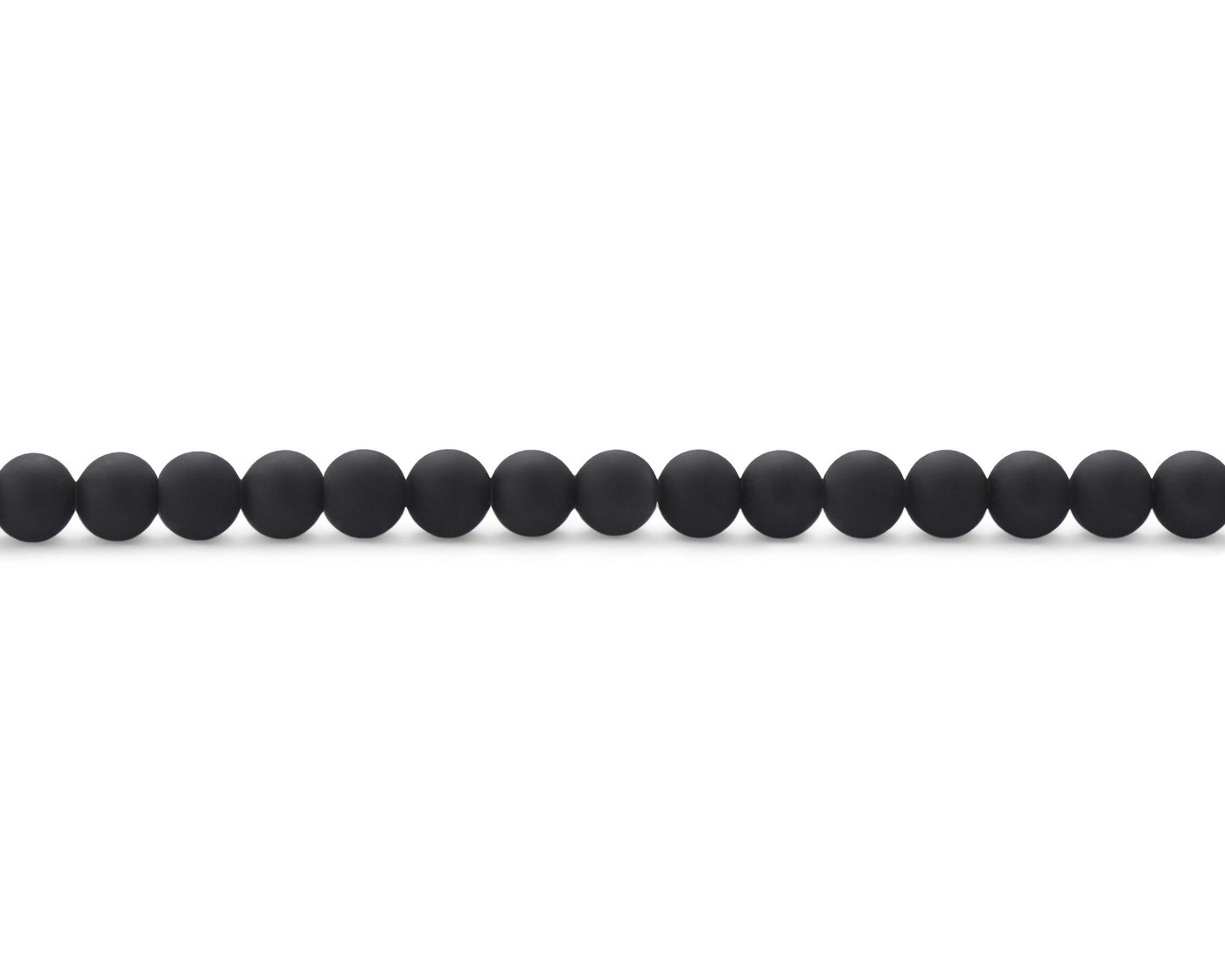 soft black bead bracelet 25g